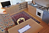 Ferienwohnung 1 mit 1 Schlafzimmer Wohnraum